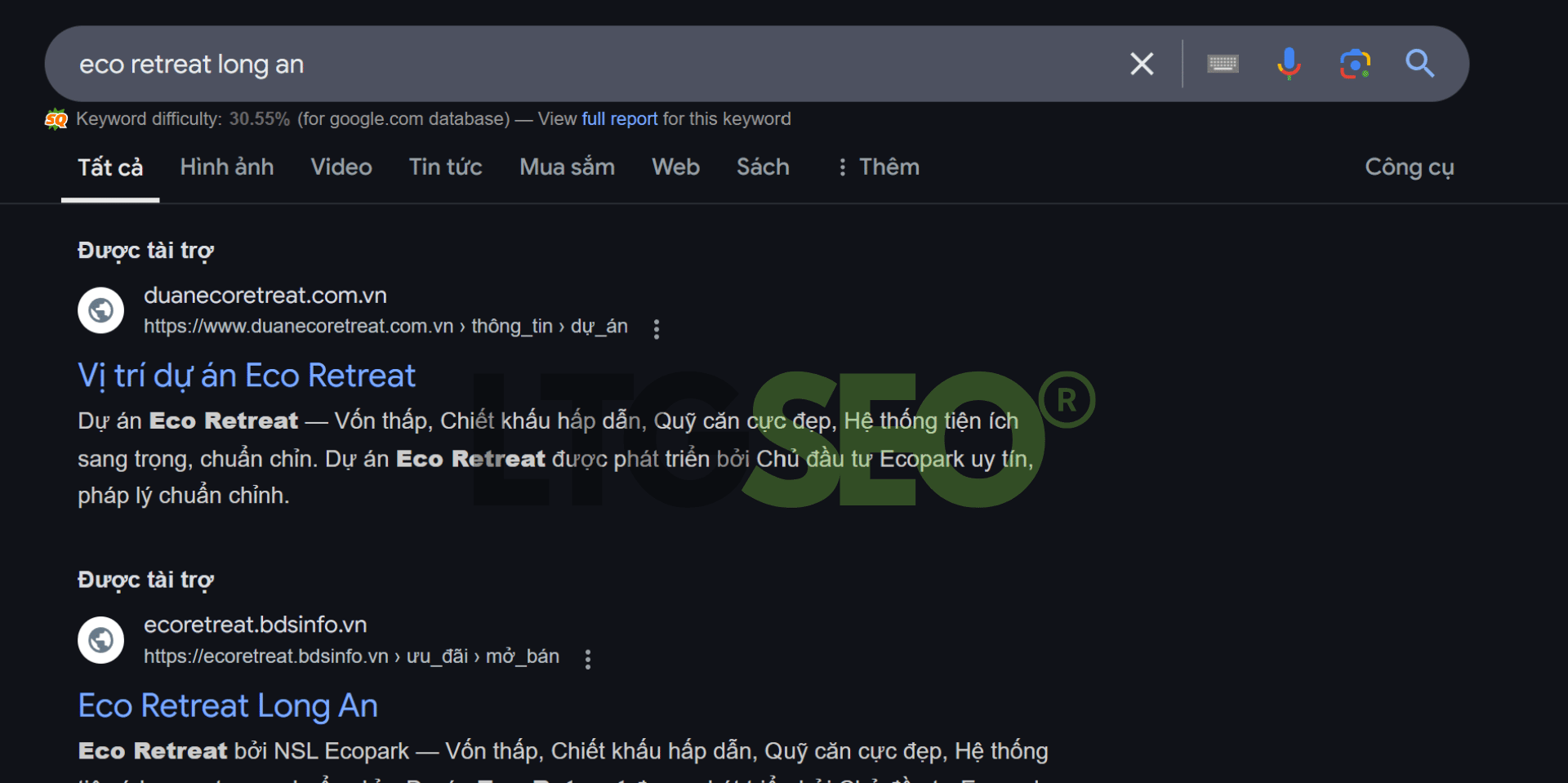 dich vu seo bat dong san ltgseo vn