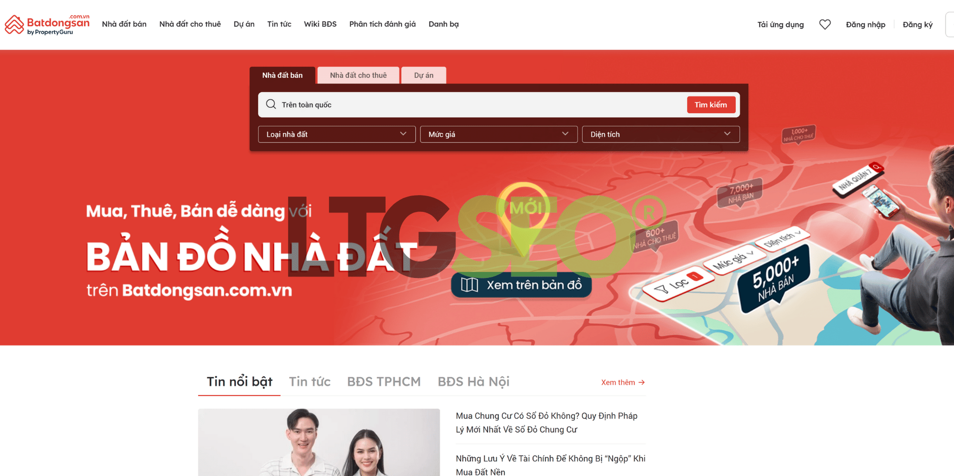 dich vu seo bat dong san ltgseo vn