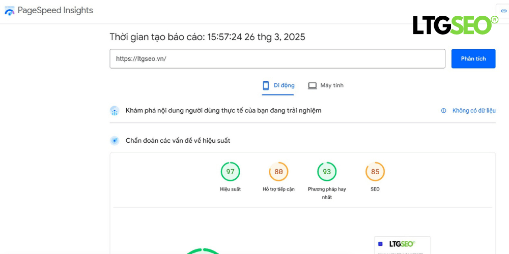core web vitals ltgseo vn